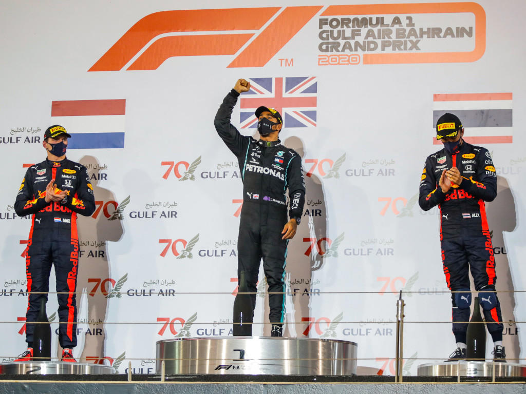 Alex Albon podium